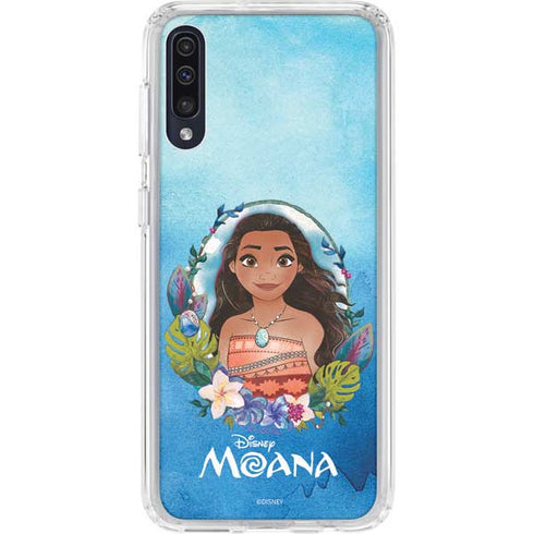 Disney Princess Moana Portrait Galaxy A50 Clear Case